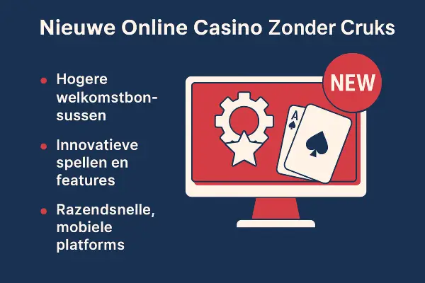 nieuwe casinos zonder cruks