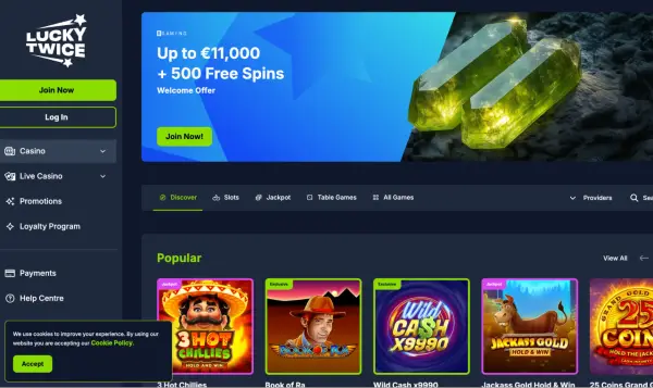 LuckyTwice Casino